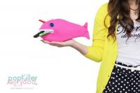 popkiller(ポップキラー)CREATURE pencase フィッシュ　ピンク