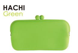 ▼【HACHI】シリコン製ガマグチ　Green