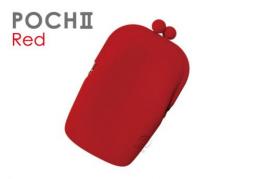 ▼【POCHⅡ】シリコン製ガマグチ　Red