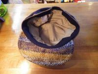 【GRACE HAT】 PANELJUTE CASQ TERY UA102Z ネイビー