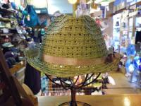 【GRACE HAT】 PINECONE FEDORA HAT UH044Y グリーン