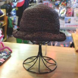 【SUBLIME】RAFFIA BALL HAT ブラウン