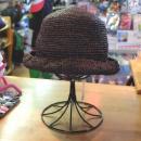 【SUBLIME】RAFFIA BALL HAT ブラウン