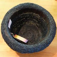 【SUBLIME】RAFFIA BALL HAT ネイビー