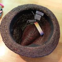 【SUBLIME】RAFFIA  HAT ブラウン