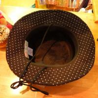 【Well Tailored】ADVENTURE HAT DOT KKH-024 ブラック
