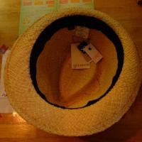 【GRACE】MACRO HAT RAFFIA FOLK XL WH185Y8 ナチュラル