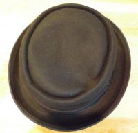 【GRACE HAT】　PORKPIE HAT PATTON SH163Y　ブラック 20%OFF