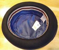 【GRACE HAT】　PORKPIE HAT PATTON SH163Y　ブラック 20%OFF