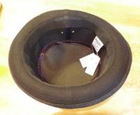 【GRACE HAT】　PORKPIE HAT HUGE　SH180N　ブラック 20%OFF