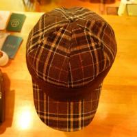 【GRACE】BUZZ CAP CHECK XC106F ブラウン