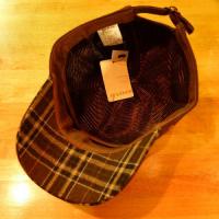 【GRACE】BUZZ CAP CHECK XC106F ブラウン
