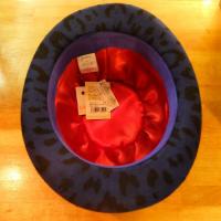 【GRACE HAT】　BOWLER HAT SOLOMON  VH171L レオパードBL