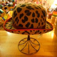 【GRACE HAT】　BOWLER HAT SOLOMON  VH171L レオパードBG