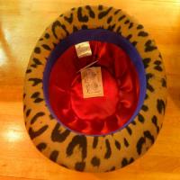 【GRACE HAT】　BOWLER HAT SOLOMON  VH171L レオパードBG