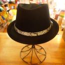 【GRACE HAT】　FELT HAT PYTHON VH006Y  BK