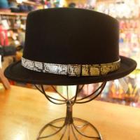 【GRACE HAT】　FELT HAT PYTHON VH006Y  BK