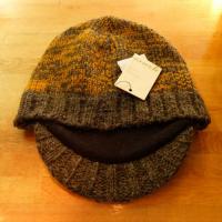 【GRACE HAT】PATCH KNIT CAP VC210D BR Made in Nepal