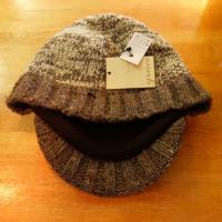 【GRACE HAT】　PATCH KNIT CAP VC210D IV Made in Nepal