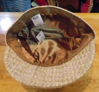 【GRACE HAT】  LINEN CAP TWEED SC003V IV 20%OFF