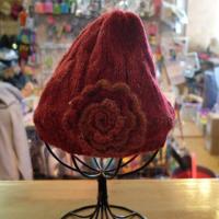 【GRACE HAT】　KNIT WATCH FLOWER VWU002F ORA 20%OFF