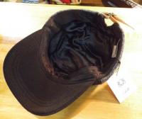 【Bello】 HERRINGBONE DE GAULLE CAP BC-074 ブラック