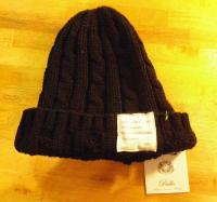 【BELLO】MILITARY WATCH/ケーブルニット帽/BC-080/ブラック