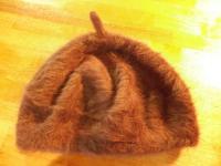 ANGORA ベレー帽　ブラウン