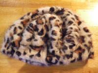 ANGORA レパード ベレー帽　　ベージュ 40%OFF