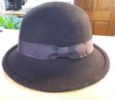 ウールボーラーハット　アシンメトリ　ブラック 40%OFF