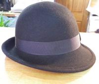 ウールボーラーハット　アシンメトリ　ブラック 40%OFF