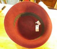 ウールボーラーハット　アシンメトリ　バーガンディ 40%OFF