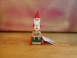 【2012Xmas】ウッドトイ　手のひらドール・サンタ&トナカイ