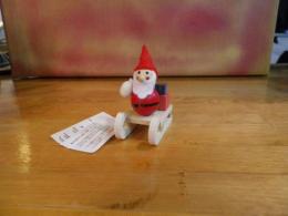 【2012Xmas】ウッドトイ　手のひらドール・サンタ&ソリ