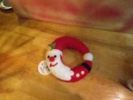 【2012Xmas】フェルト クリスマスリース/モココ/サンタ