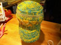 【GRACE HAT】　MIX KNIT CAP ライトグリーン　SALE